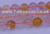 CCR361 15.5 inches 6mm round citrine beads wholesale