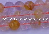 CCR362 15.5 inches 8mm round citrine beads wholesale