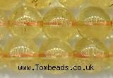 CCR382 15 inches 8mm round citrine beads wholesale