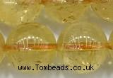 CCR384 15 inches 12mm round citrine beads wholesale