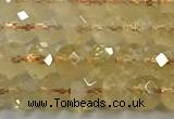 CCR396 15 inches 4*5mm faceted rondelle citrine beads