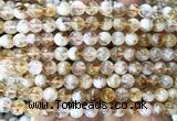 CCR432 15 inches 7mm round citrine beads wholesale