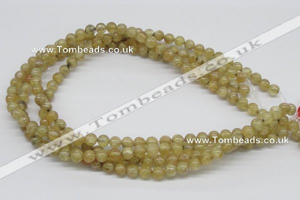 CCR81 15.5 inches 8mm round citrine gemstone beads wholesale