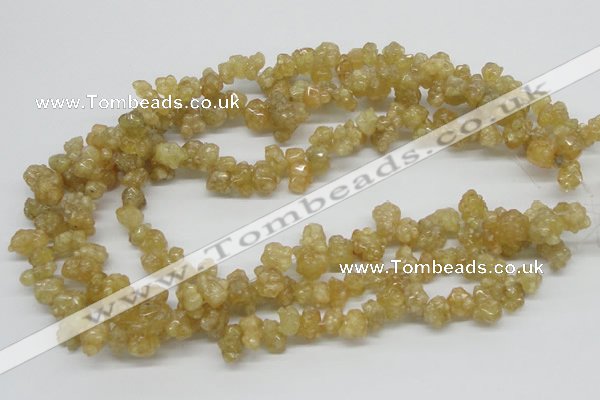 CCR85 15.5 inches 12mm chip citrine gemstone beads wholesale