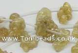 CCR87 15.5 inches 15mm chips citrine gemstone beads wholesale