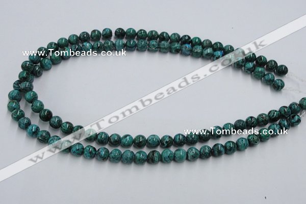 CCS202 15.5 inches 6mm round natural Chinese chrysocolla beads