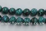 CCS203 15.5 inches 8mm round natural Chinese chrysocolla beads