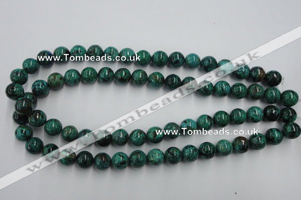 CCS204 15.5 inches 10mm round natural Chinese chrysocolla beads