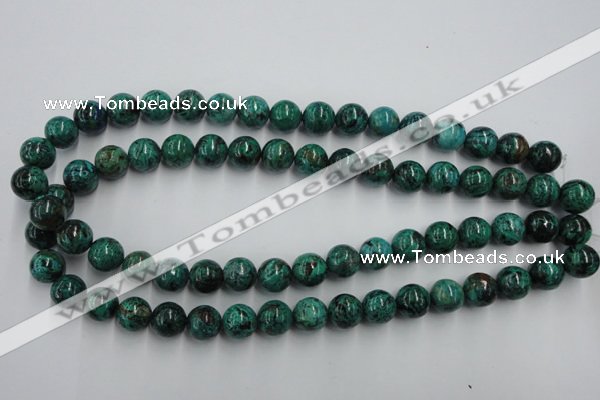 CCS205 15.5 inches 12mm round natural Chinese chrysocolla beads