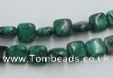 CCS220 15.5 inches 8*8mm square natural Chinese chrysocolla beads