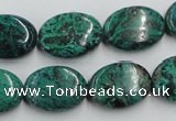 CCS235 15.5 inches 13*18mm oval natural Chinese chrysocolla beads