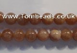 CCS362 15.5 inches 8mm round A grade natural golden sunstone beads