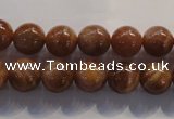 CCS363 15.5 inches 10mm round A grade natural golden sunstone beads