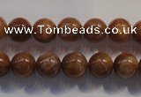 CCS373 15.5 inches 10mm round AA grade natural golden sunstone beads