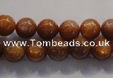 CCS383 15.5 inches 10mm round AAA grade natural golden sunstone beads