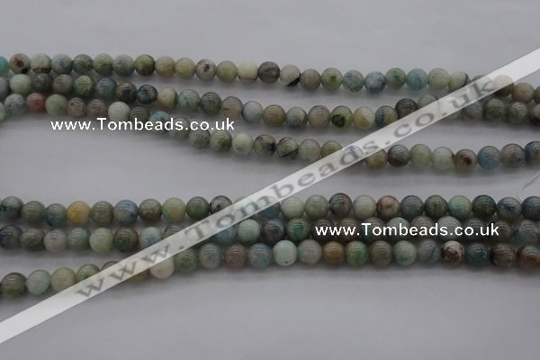 CCS41 15.5 inches 6mm round natural chrysocolla gemstone beads