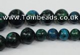 CCS410 15.5 inches 6mm - 14mm round dyed chrysocolla gemstone beads