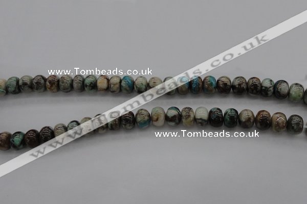 CCS43 15.5 inches 5*8mm rondelle natural chrysocolla gemstone beads