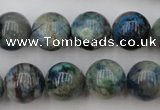 CCS505 15.5 inches 14mm round natural chrysocolla gemstone beads