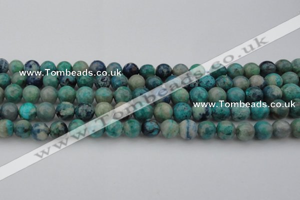 CCS513 15.5 inches 10mm round natural chrysocolla gemstone beads