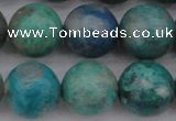 CCS515 15.5 inches 14mm round natural chrysocolla gemstone beads