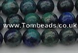 CCS524 15.5 inches 12mm round dyed chrysocolla gemstone beads