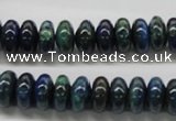 CCS53 16 inches 6*12mm rondelle dyed chrysocolla gemstone beads