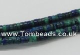 CCS54 16 inches 2*7mm heishi dyed chrysocolla gemstone beads