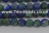 CCS541 15.5 inches 6mm round matte dyed chrysocolla beads