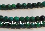 CCS601 15.5 inches 6mm faceted round dyed chrysocolla gemstone beads