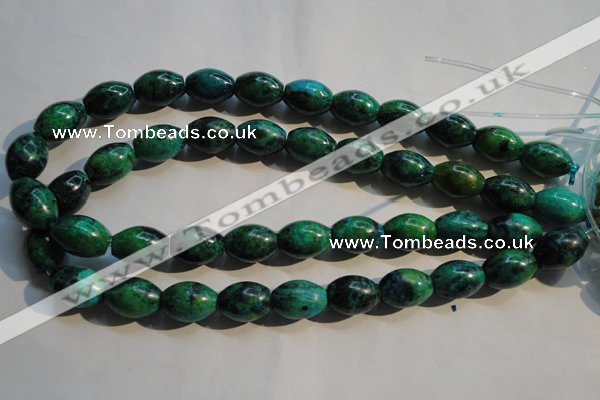 CCS633 15.5 inches 13*18mm rice dyed chrysocolla gemstone beads