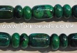 CCS645 15.5 inches 5*10mm rondelle & 10*14mm drum dyed chrysocolla beads