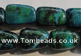 CCS648 15.5 inches 14*20mm nuggets dyed chrysocolla gemstone beads