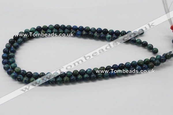 CCS71 15.5 inches 12mm round dyed chrysocolla gemstone beads
