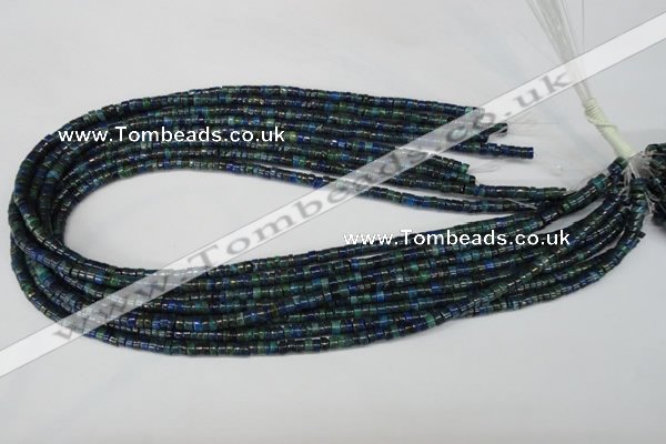 CCS75 15.5 inches 2*4mm heishi dyed chrysocolla gemstone beads