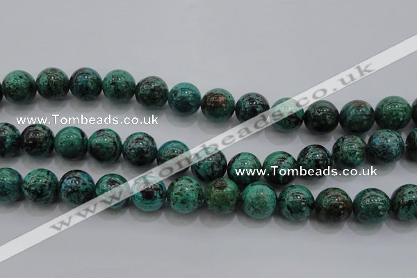 CCS803 15.5 inches 10mm round natural Chinese chrysocolla beads