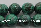 CCS804 15.5 inches 12mm round natural Chinese chrysocolla beads