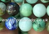 CCS866 15.5 inches 8mm round chrysocolla gemstone beads