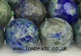 CCS922 15 inches 10mm faceted round chrysocolla beads wholesale