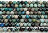 CCS957 15 inches 8mm round natural chrysocolla beads wholesale