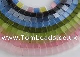 CCT11 Different color 6mm cube-shaped cats eye beads Wholesale