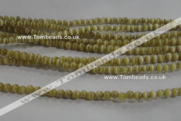 CCT1147 15 inches 3mm round tiny cats eye beads wholesale