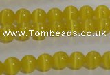 CCT1209 15 inches 4mm round cats eye beads wholesale