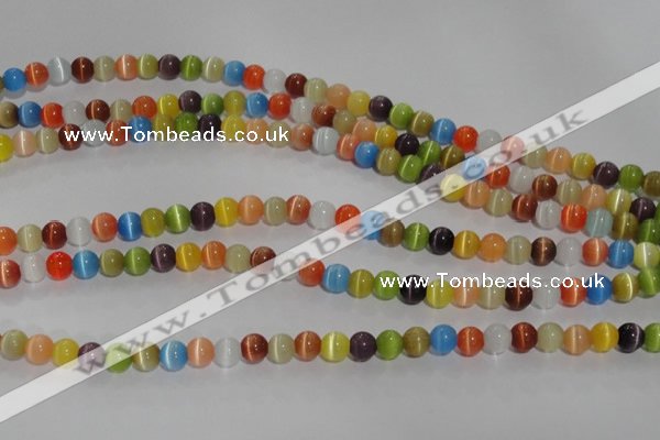 CCT1213 15 inches 4mm round cats eye beads wholesale