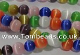 CCT1214 15 inches 4mm round cats eye beads wholesale