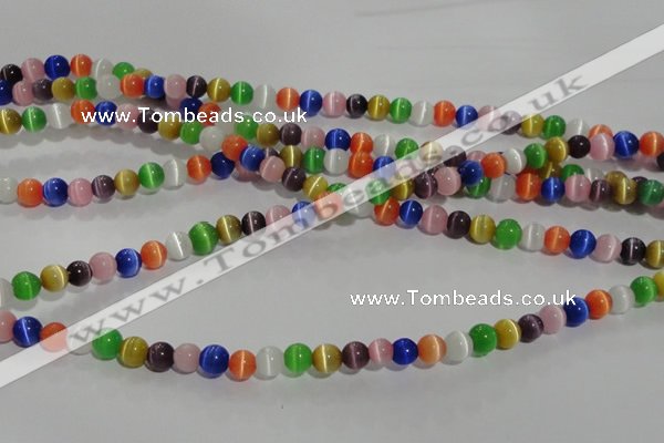 CCT1214 15 inches 4mm round cats eye beads wholesale