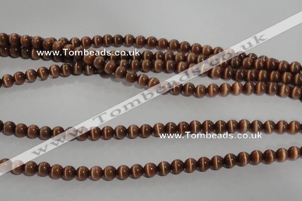 CCT1217 15 inches 4mm round cats eye beads wholesale