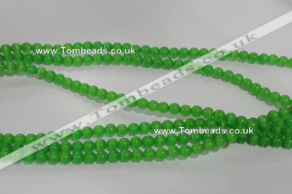 CCT1225 15 inches 4mm round cats eye beads wholesale