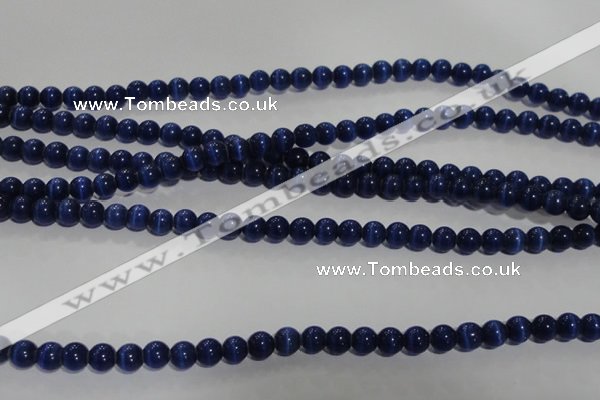 CCT1232 15 inches 4mm round cats eye beads wholesale