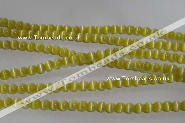 CCT1273 15 inches 5mm round cats eye beads wholesale